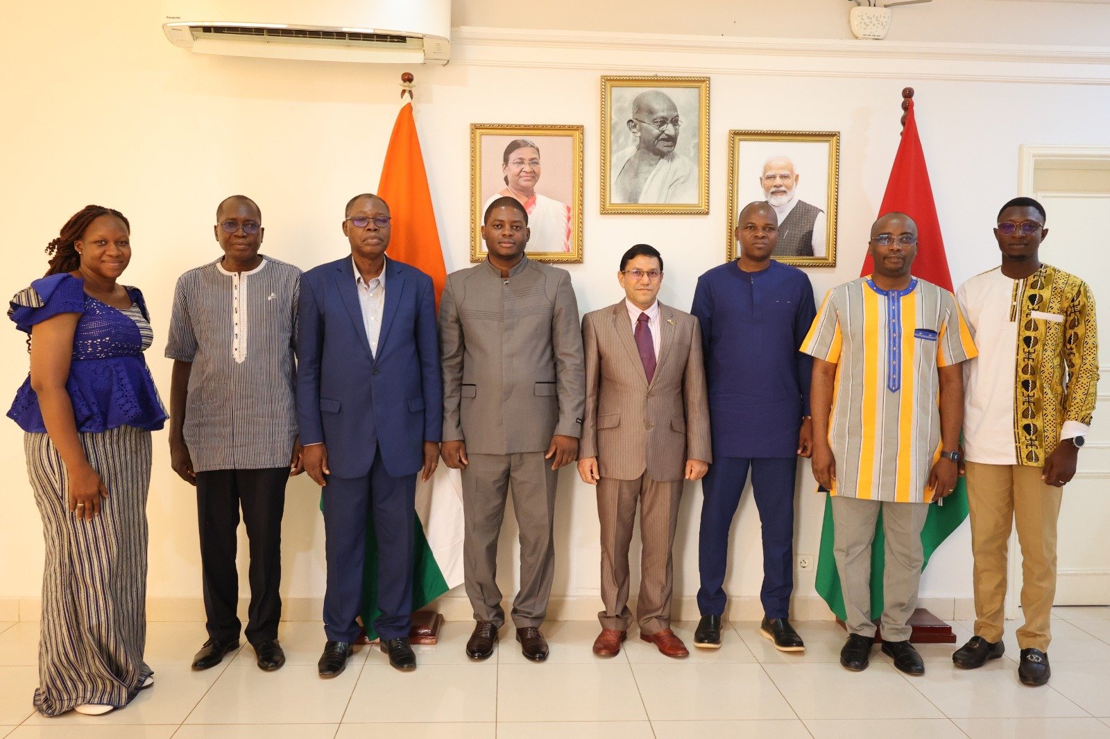Dadoh University à l'Ambassade de l'Inde : une délégation, une ambition, un message fort pour nos étudiants